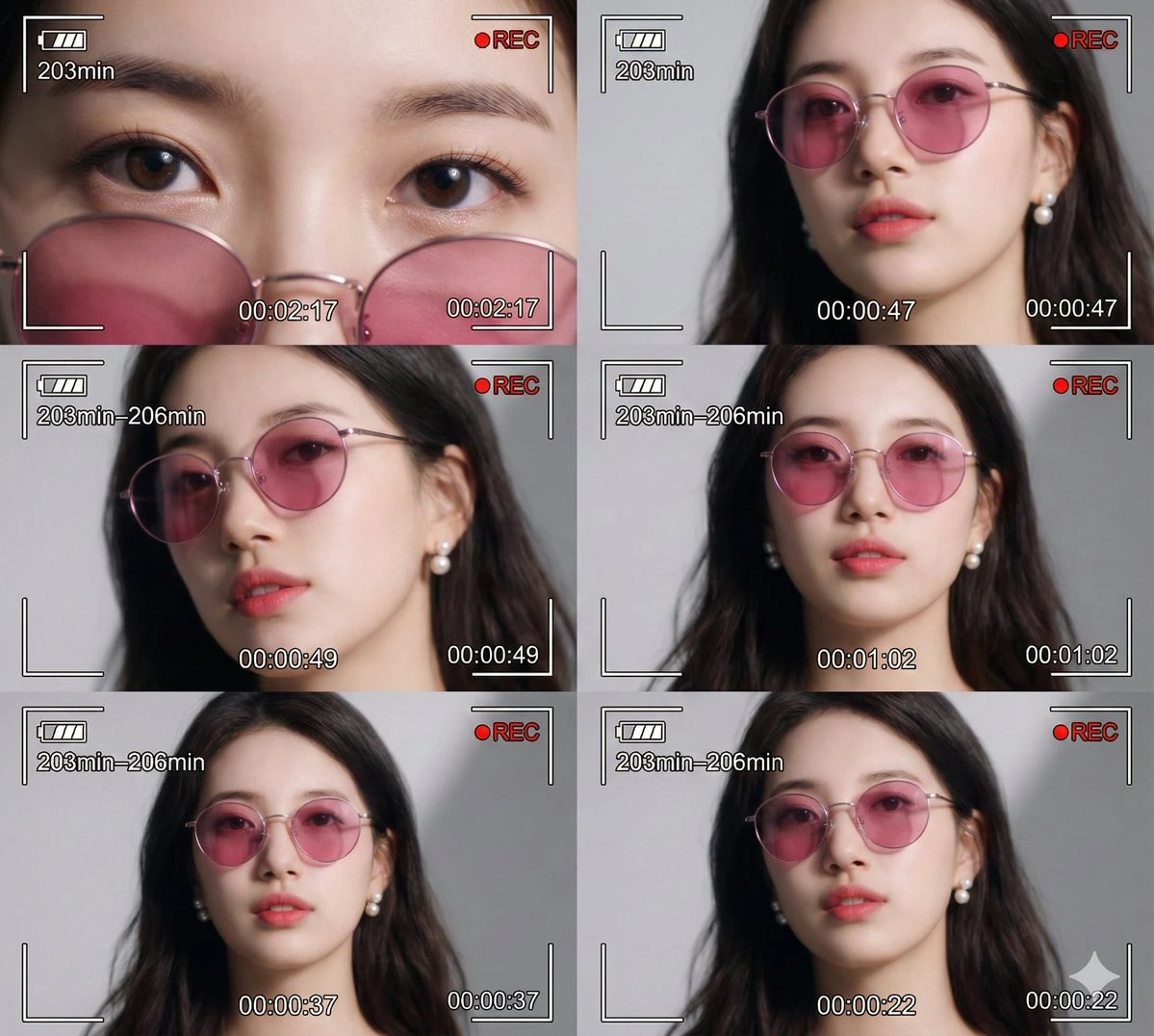 Z世代未来美学电影感拼贴肖像