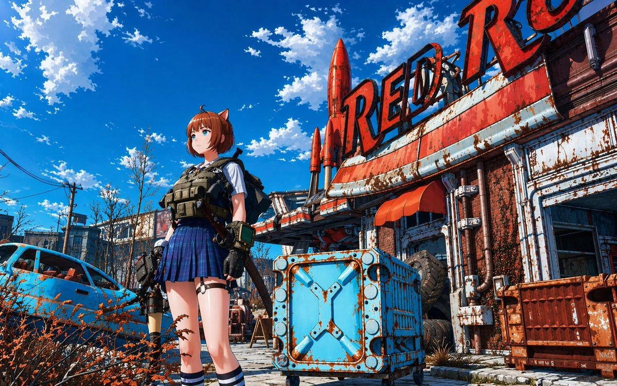废土风猫耳少女