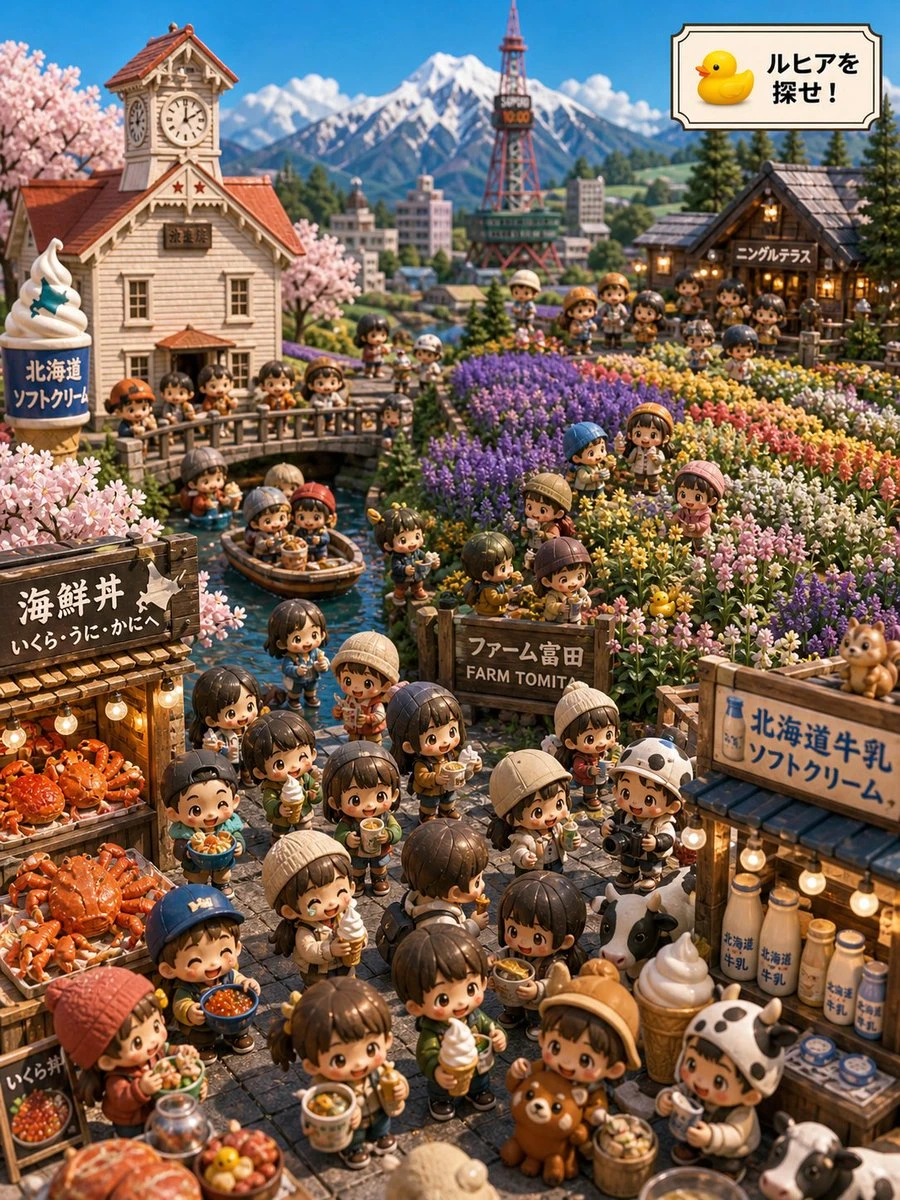 北海道观光场景找茬游戏