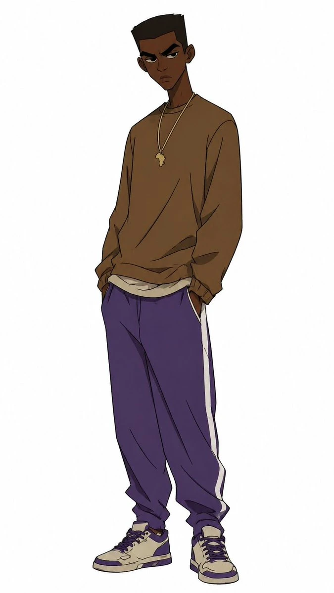动漫风格街头服饰角色设计