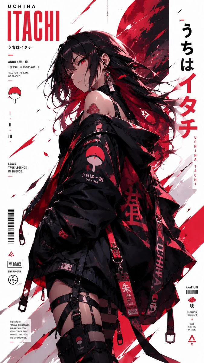 宇智波鼬现代潮流海报