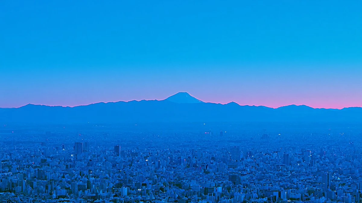 东京蓝调富士山