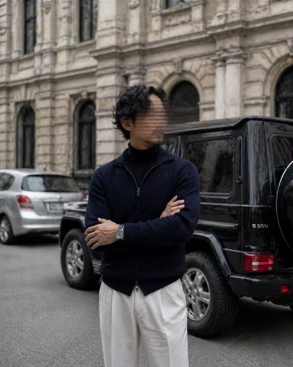 时尚街拍男性写真