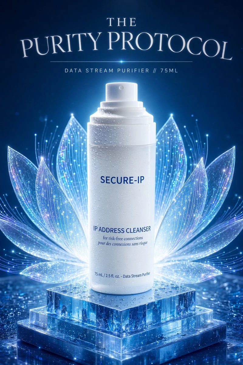 赛博朋克风格IP净化器广告