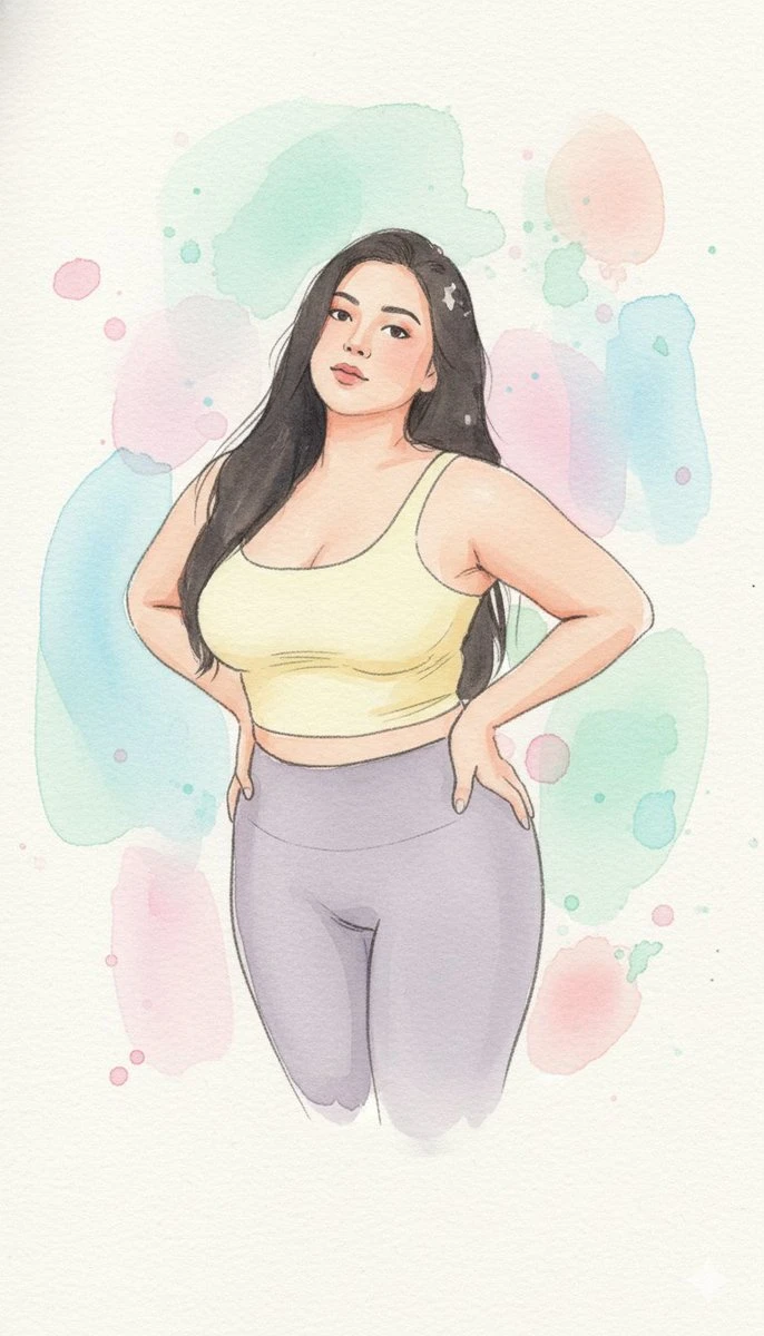 水彩涂鸦风格人物肖像转换