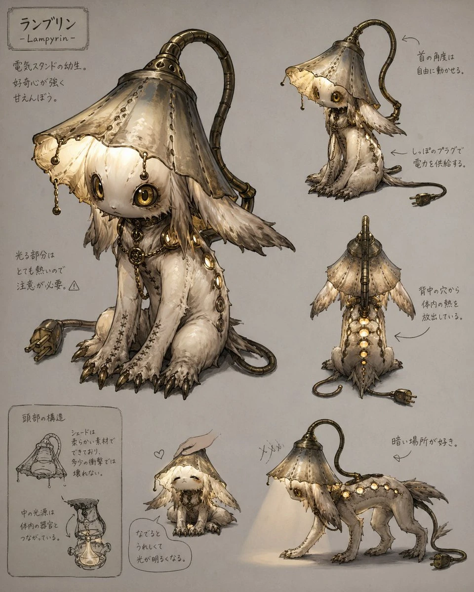 奇幻生物概念设计参考图