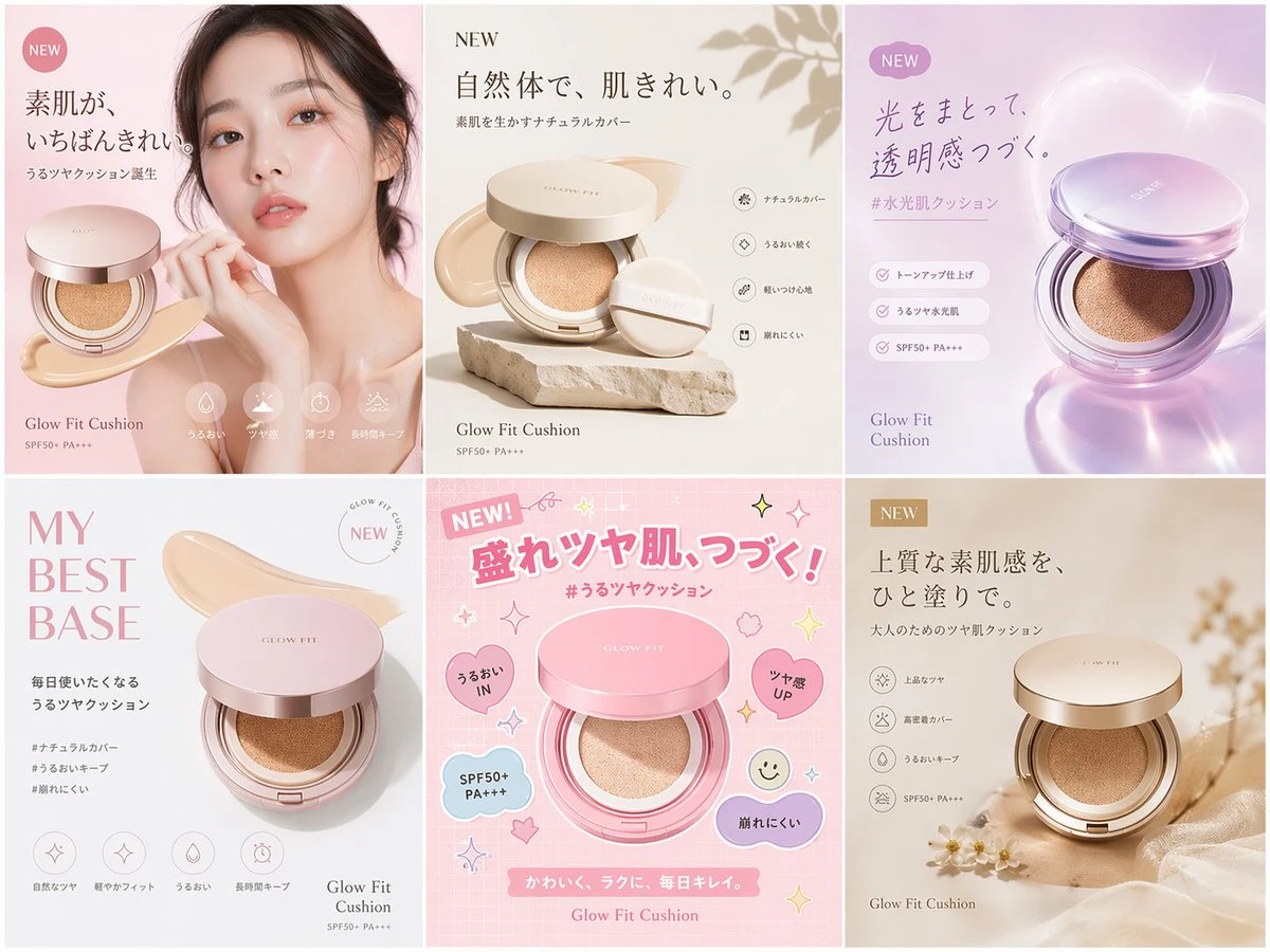 化妆品广告海报生成