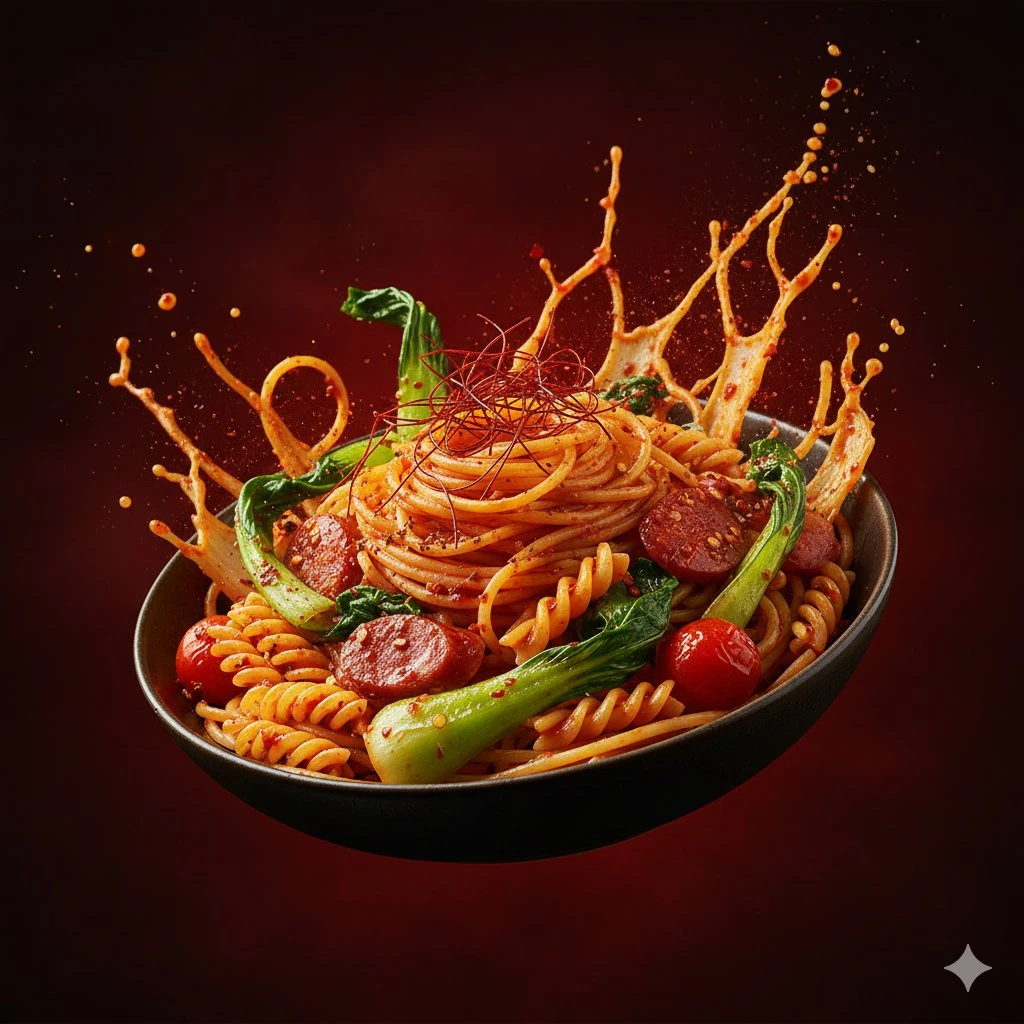 超写实美食摄影:辣味鸡肉Biryani动态飞溅视觉呈现