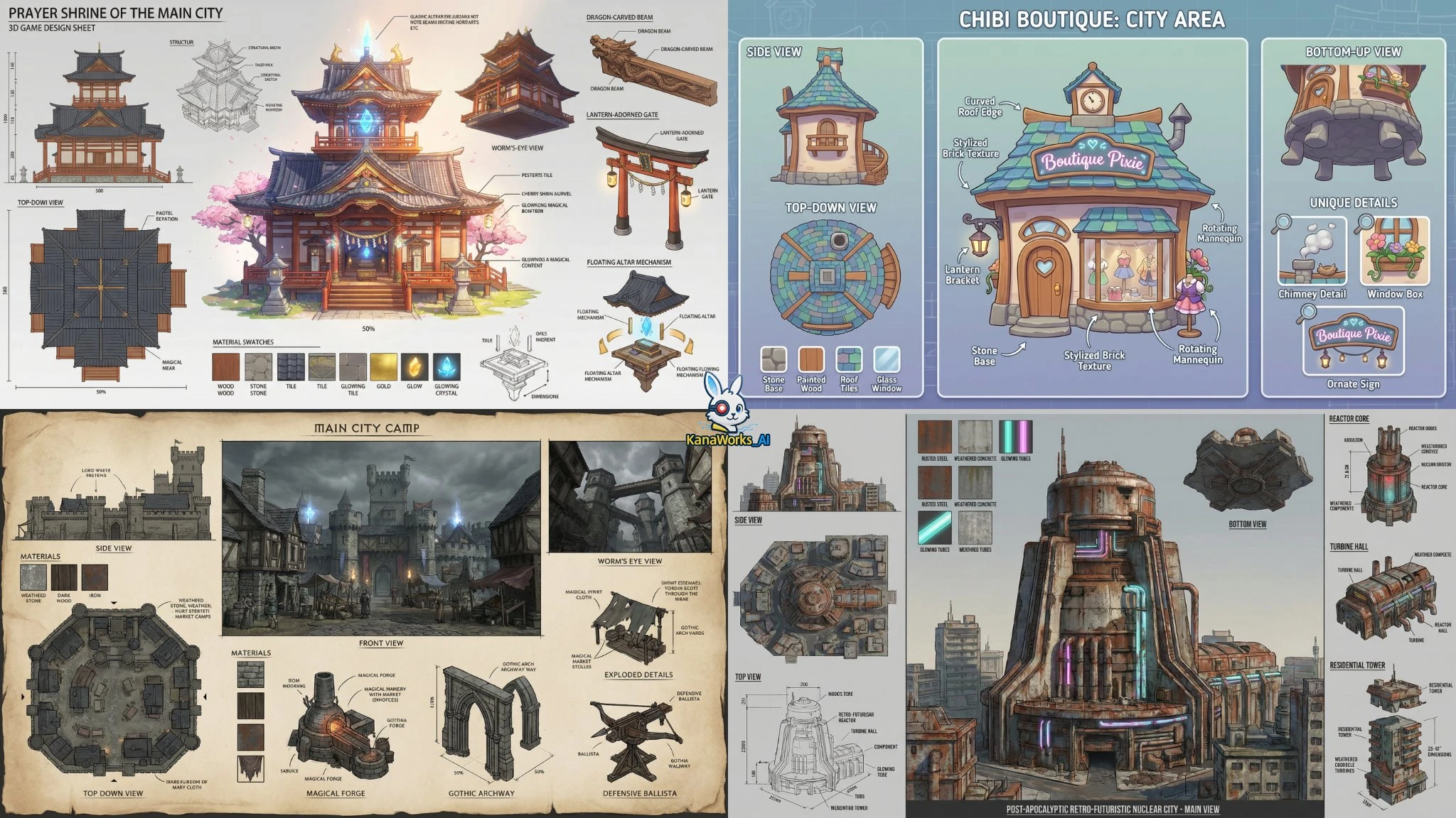 游戏建筑概念设计图集