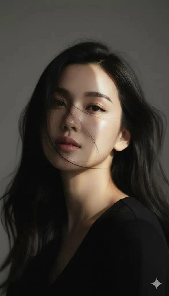 韩式时尚女性肖像
