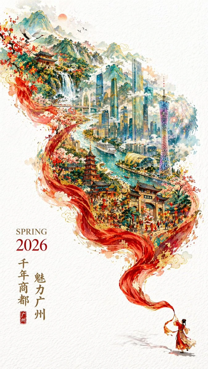 2026广州新春宣传海报