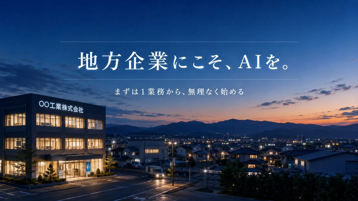 地方企业AI转型宣传图