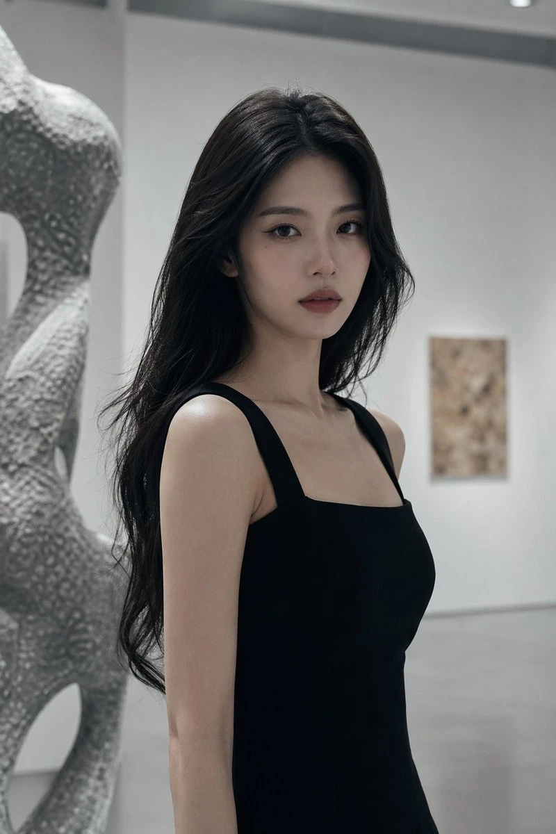 高冷气质美女艺术展