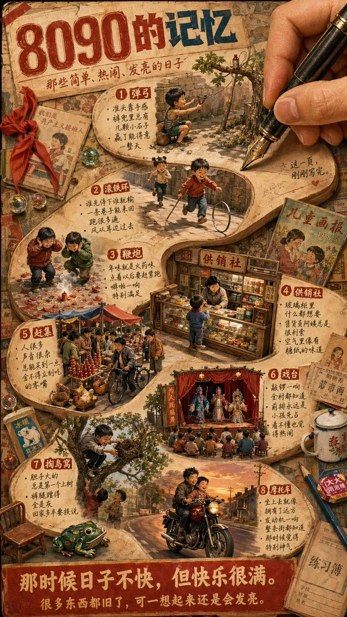 8090年代怀旧记忆海报