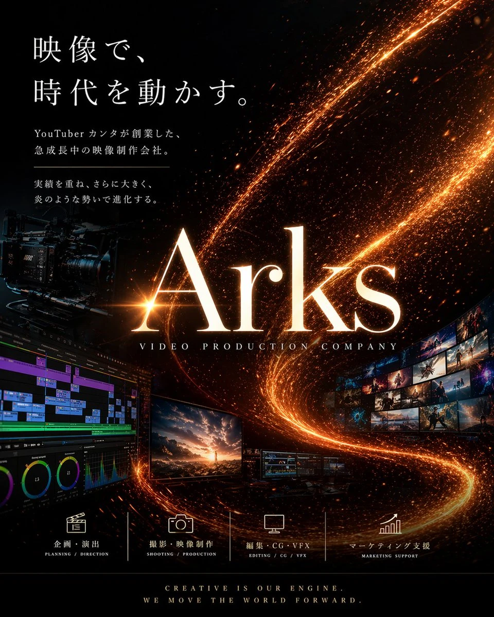 Arks视频制作公司宣传海报-3