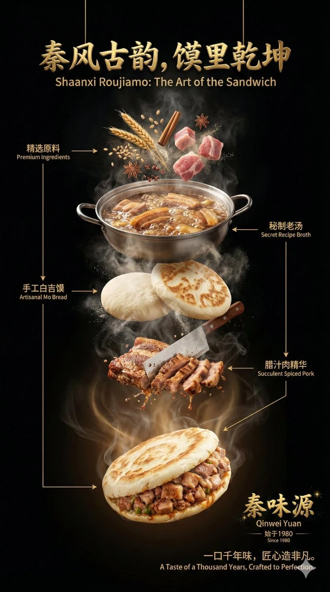 高端美食拆解视觉盛宴