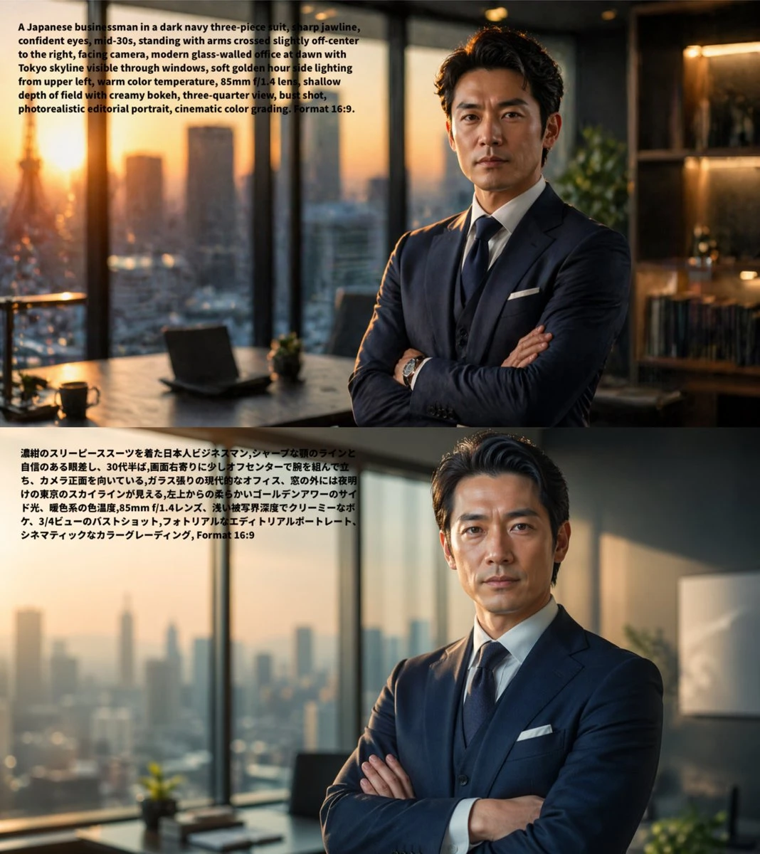 中日提示词生成效果对比