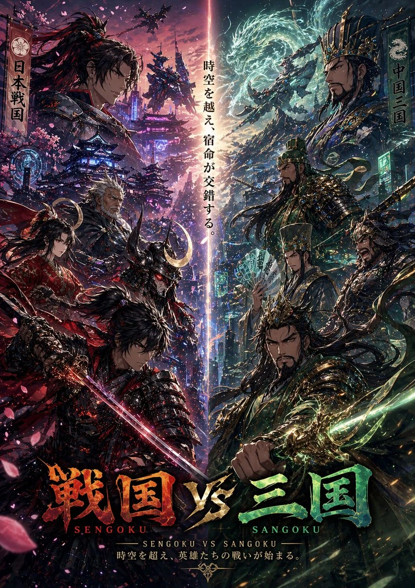 战国VS三国动漫海报